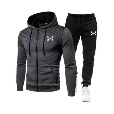 Imagem de Conjunto De Treino Masculino De Inverno 2025: Moletom Moderno E Calça 