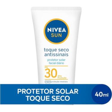 Imagem de Protetor Solar Facial Nivea Sun Toque Seco Antissinais FPS30 40ml