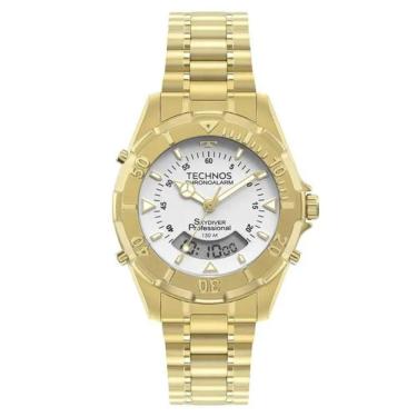 Imagem de Relógio Technos Skydiver Wt2050afn/1b Dourado Masculino