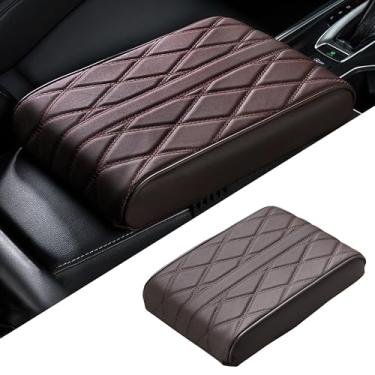 Imagem de Couslcd Capa de apoio de braço para console central de carro, almofada de proteção do apoio de braço do meio do veículo, tapete de almofada confortável para caixa de descanso de braço automotivo