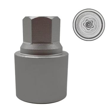 Imagem de JEUCLEL Chave de porca de bloqueio de roda 065 compatível com a série BMW Mini, (soquete OD 29 mm - ID 26 mm), adaptador de soquete de porca de trava de roda, ferramenta de remoção de porca anti-roubo