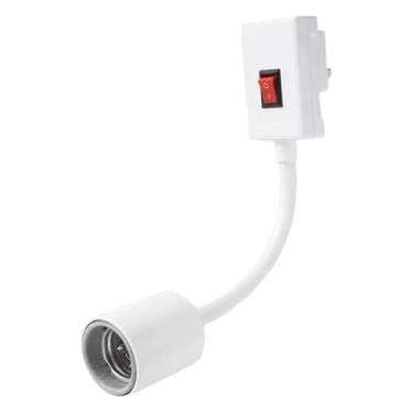 Imagem de Generic Adaptador de tomada flexível 360° para lâmpadas com soquete E27.