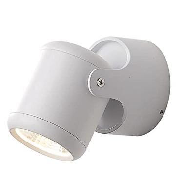 Imagem de Luminária de parede com uma única cabeça, arandela para iluminação de cabeceira, cabeça ajustável em 270°, arandela para parede, mural, quarto, corredor.