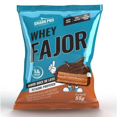 Imagem de Alfajor WheyFajor - 1 Unidade 55g Doce de Leite - Shark Pro-Unissex