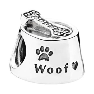 Imagem de Colar Com Pingente De Patinha De Cão Em Prata 925 Para Mulheres, Estil