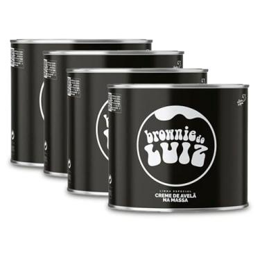 Imagem de Brownie do Luiz Casquinhas Creme de Avelã Kit 4 Latas 200g