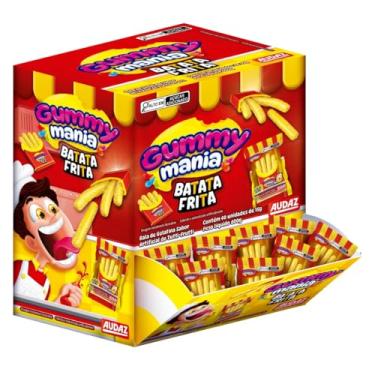 Imagem de Bala Gelatina Gummy Mania Batata Frita 40 Unidades De 15g
