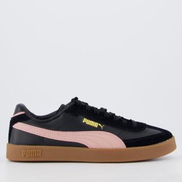 Imagem de Tênis Puma Club II Era Feminino Preto e Rosa, 39