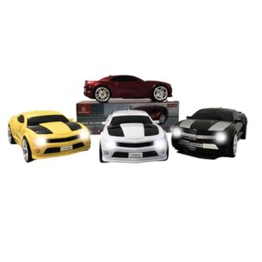 Imagem de Caixinha de Som Portátil Camaro com Bluetooth, Rádio FM, USB, SD, Entrada P2, 5W, Bateria 1200mAh, Amarelo e Branco