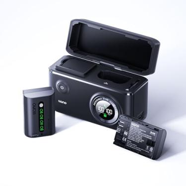 Imagem de llano Pacote com 2 baterias LP-E6NH PD Fast Dual Charger Set para EOS 5D/5D Mark II/EOS 5D MarkIII/EOS 5D Mark IV/EOS6D/6DMarkII/EOS7D/7DMarkII/EOS60D/EOS70D/80D/90D/XC10/XC15/5DS