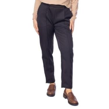 Imagem de Calça Feminina Habana Alfaiataria Reta Preto-Feminino