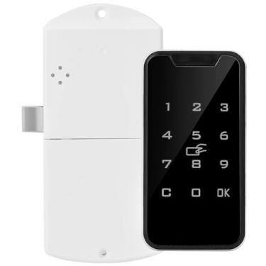 Imagem de aqxreight Bloqueio de Senha Digital Teclado Sensível Ao Toque Guarda-roupa Eletrônico Bloqueio de Arquivo ou Senha Conveniente Touch LockDigital Password LockSmart Password LockSmart Touch Lock