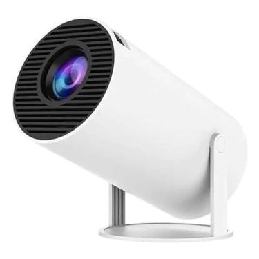 Imagem de Projetor Smart Portátil Full Hd 1080P Cor Branco Android 11.0 5g TV Cinema em Casa