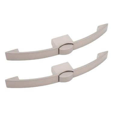 Imagem de aqxreight 2 PCS Push Pull Handle Pearl Ni Multiuso RV Keyless Armário Bloqueio Maçaneta da Gaveta para Motorhome Iates Domésticos 128 Mm / 5 pol. (Distância do furo de 160 mm / 6,3 pol.)
