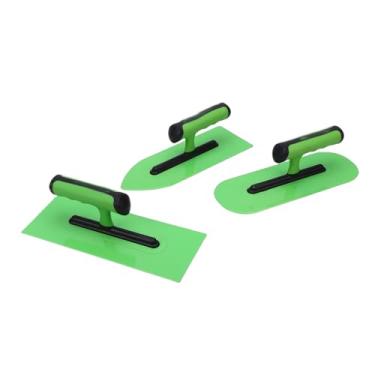 Imagem de Fafeicy Kit de Espátula de Plástico de 10 Polegadas, ABS TPR Sem Conjunto de Espátula de Acabamento de Unhas Com Extremidade Quadrada Redonda e Pontiaguda para Espalhamento e Alisamento