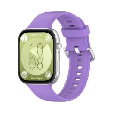 Imagem de Pulseira De Silicone Oficial Para Smartwatch Huawei Watch Fit 3/4/4Pro