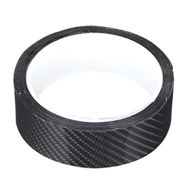 Imagem de Cosiki Película Protetora de Fibra de Carbono, Adesivo para Porta de Carro, Resistente a Arranhões, Adesivo para a Maioria Dos Carros, Caminhões, Suvs, 3cm X, Preto (#1)