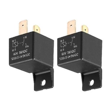 Imagem de Edinstry 2 peças JD2912-1H-24VDC 4 pinos DC 24V 80A Relé automotivo multiuso relé padrão resistente para motor de carro, acessórios de substituição universal para automóveis