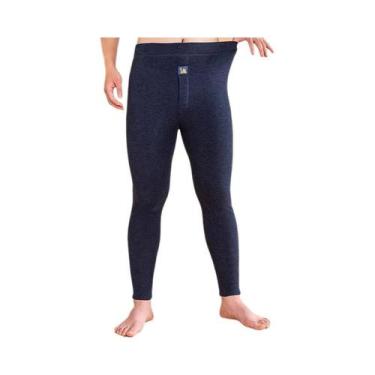 Imagem de Roupa Térmica Masculina De Inverno Com Forro De Fleece, Confortável E 