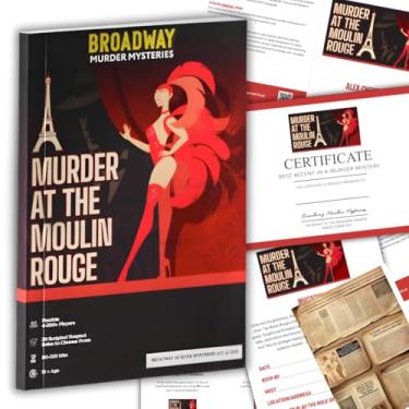 Imagem de Murder at The Paris Cabaret | Glamorous 1920s Paris Themed Murder Mystery Game Kit | Party Game for Adults and Teens | Flexible 4-20+ Players