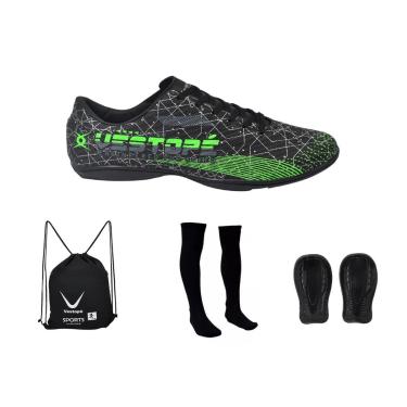 Imagem de Chuteira Futsal Futebol Vestope Faster Adulto Juvenil KIT BMC-Unissex