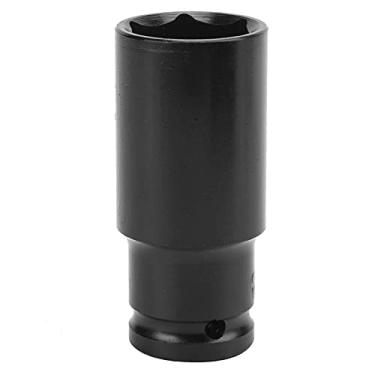 Imagem de Extrator de porca de soquete hexagonal, aço carbono, acessórios de chave elétrica anti-queda, 78mm para mecânicos e entusiastas de faça você mesmo (27mm)