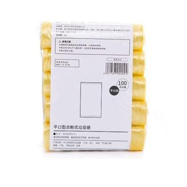 Imagem de Sacolas de Lixo Descartáveis para Casa 5 Rolos 100 Unidades Sacola Armazenamento Resíduos Cozinha Limpeza Plástica Portátil PE Forro Lixeira Residenci