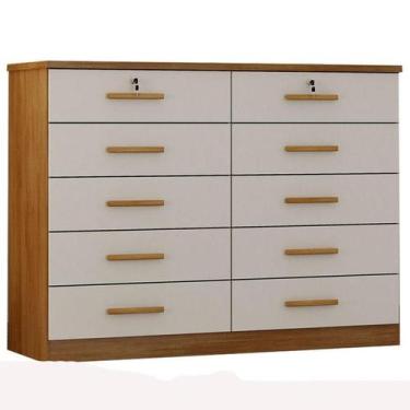 Imagem de Cômoda Gaveteiro Milão com Chave Cumaru 25 Fendi - Novo Horizonte