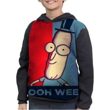 Imagem de Moletom Infantil Senhor Bunda Cagada Rick And Morty Ooh Wee - smoke, P