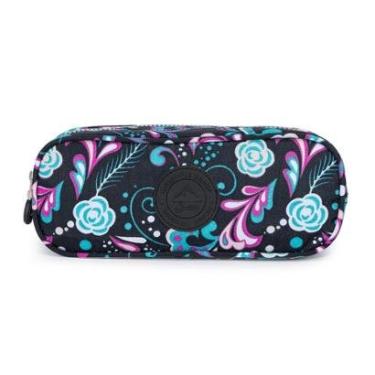 Imagem de Estojo de Lápis e Caneta Escolar Duplo Organizador Spector Floral Infantil Juvenil-Feminino