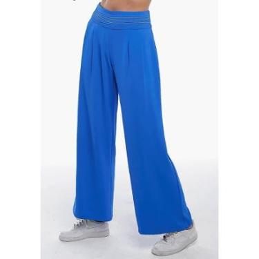 Imagem de Calça Socia Feminina Alfaiataria com Pregas Sob Intenso-Feminino