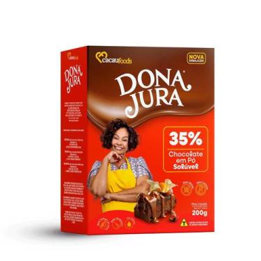 Imagem de Chocolate em Pó Solúvel 35% 200g Dona Jura - Cacau Foods