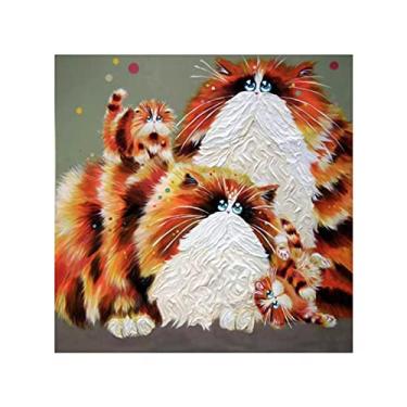 Imagem de Pedras de Diamante Redondas 5D DIY para Decoração Parede Residencial com Tela Resina e Conjunto Ferramentas