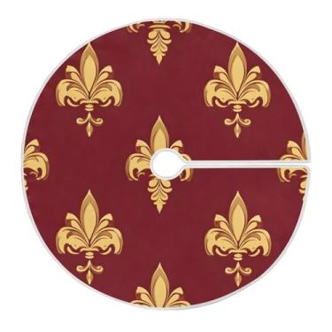 Imagem de ATTX Saia para árvore de carnaval de 118 cm – decoração festiva para festas de ano novo e carnaval #98