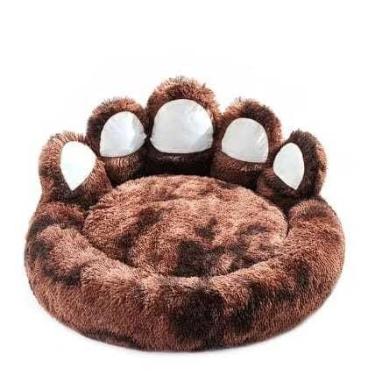Imagem de cama pata nuvem caminha para cães e gatos antialérgico(MARROM MESCLADO,1M XL)