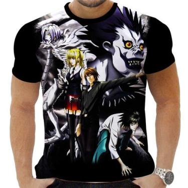 Imagem de Camiseta Camisa Personalizada Anime Death Note Ryuk Yagami L 09 - Zahi