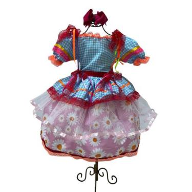 Imagem de Vestido Caipira Festa Junina Vestido De Quadrilha BK26 - Brink, Margar