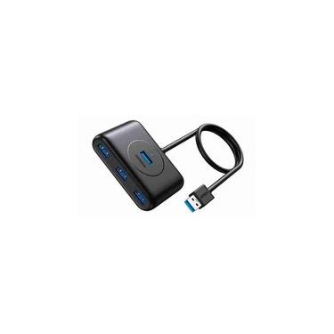 Imagem de Adaptador HUB Ugreen, 4 Portas USB 3.0, 0.5m, Preto - UG-20290
