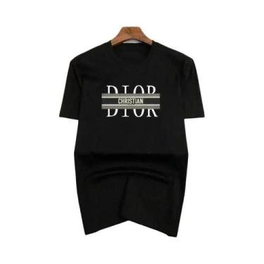 Imagem de Camiseta Masculina De Verão De Algodão Com Manga Curta, Estilo Básico 