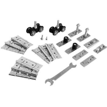 Imagem de KIT Sistema Aereo Para Portas Tipo Camarão DN 80 PL 04 Folhas DUCASSE