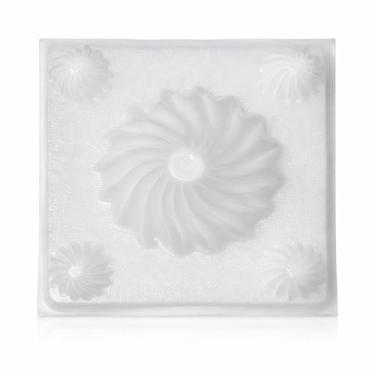 Imagem de Molde de gelatina de saia espiral grande com detalhes em mini saia – Molde de gelatina de plástico quadrado de 2,6 L, diâmetro de 26,3 cm, molde de sobremesa reutilizável para gelatina e sobremesas