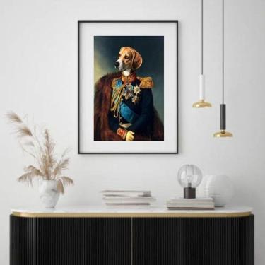Imagem de Quadro Beagle Majestade - 60X48Cm