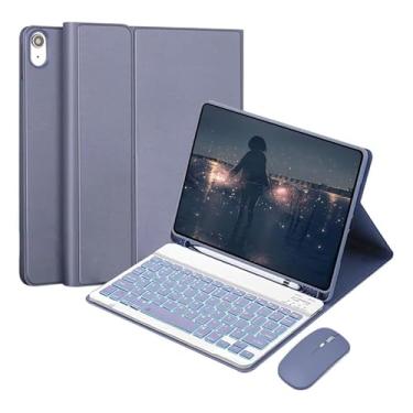Imagem de Kit Capa para iPad Air/Air2 /iPad 5ª / 6ª Geração : Case para Tablet + Teclado + Mouse