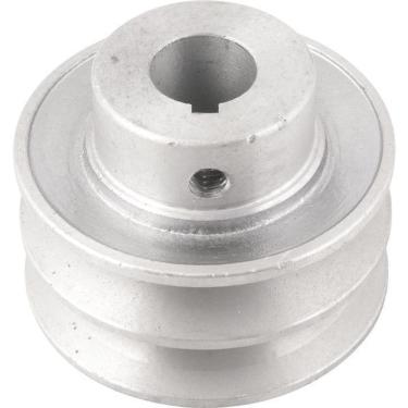 Imagem de Polia Alumínio 2 Canais Perfil A 70Mm Com Furo 3/4 Vonder