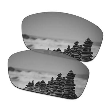 Imagem de SmartVLT Lentes de reposição masculinas de titânio prata para óculos de sol Oakley Canteen 2014 OO9225