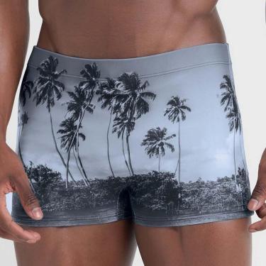 Imagem de Sunga Boxer Estampada Com Paisagem-Masculino