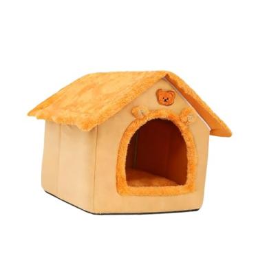 Imagem de IEUDNS Casinha/Cama para Gatos de Interior, Removível e Lavável, Confortável e Quente para Animais de Estimação, Ideal para Corredores, S