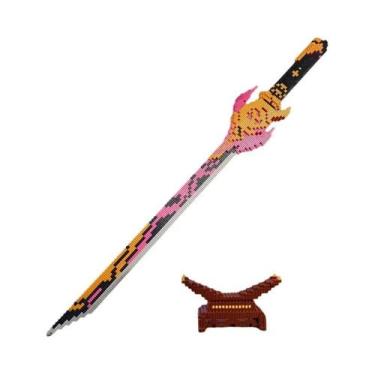 Imagem de Brinquedo De Blocos De Montar De Espada Samurai E Faca Ninja Para Cria