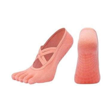 Imagem de Meias De Pilates E Yoga Antiderrapantes Para Mulheres, Meias De Algodã