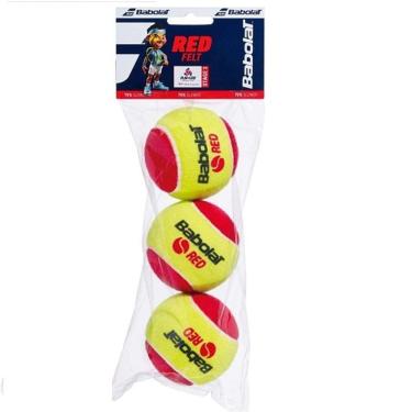 Imagem de Bola De Tênis Babolat Stage 3 Red Felt (3 Unid.)